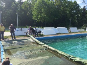 avtäckning pool